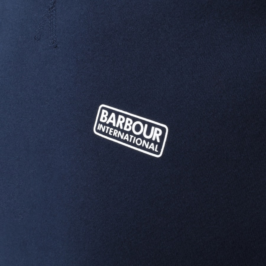 Alternative Image for ProductBarbour International Crew Neck Sweatshirt Navy3